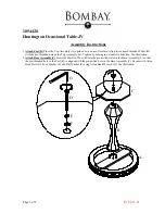 Предварительный просмотр 2 страницы BOMBAY Huntington 1854420 Quick Start Manual