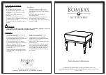 Предварительный просмотр 1 страницы BOMBAY Sherborne Ottoman Manual