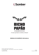 Предварительный просмотр 1 страницы Bomber Bicho Papao User Manual