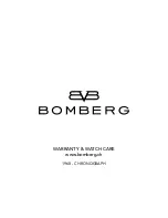 Preview for 1 page of Bomberg 1968 - Chronograph User Instructions