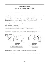 Preview for 24 page of Bomford Turner WREN 2.7 Instruction Book & Replacement Parts Listing