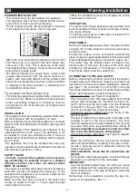 Предварительный просмотр 16 страницы Bompani 66 N Series Instructions For Use And Maintenance Manual