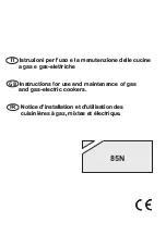 Предварительный просмотр 1 страницы Bompani 85N Instructions For Use And Maintenance Manual