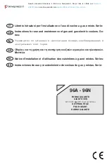 Предварительный просмотр 1 страницы Bompani 96A Instructions For Use And Maintenance Manual