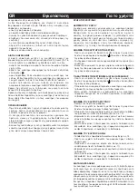 Preview for 47 page of Bompani BO 689 DA/N Operating Instructions Manual