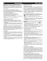 Preview for 6 page of Bompani BO953CA Instructions For Use And Maintenance Manual