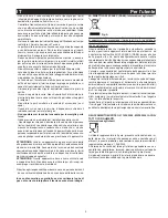 Preview for 9 page of Bompani BO953CA Instructions For Use And Maintenance Manual