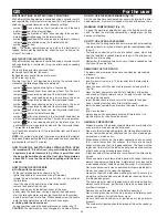 Preview for 24 page of Bompani BO953CA Instructions For Use And Maintenance Manual