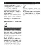 Preview for 25 page of Bompani BO953CA Instructions For Use And Maintenance Manual