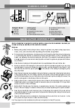 Предварительный просмотр 9 страницы Bompani BOWM114/E Washing Manual