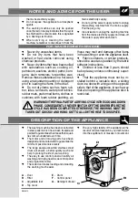 Предварительный просмотр 15 страницы Bompani BOWM639/E Instruction Book