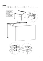 Предварительный просмотр 16 страницы Bon Pergola Villa 10x10 User Instructions