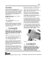 Preview for 9 page of bon 24-515 Instructions Manual