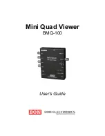 Предварительный просмотр 1 страницы bon BMQ-100 User Manual