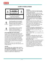 Preview for 4 page of bon BQM-170LS Operating Instructions Manual