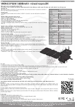 Предварительный просмотр 1 страницы BONA SPES VIKING SP16W Instructions For Use