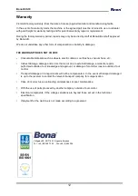 Preview for 12 page of Bona AMO530005 Manual And Safety Instruction