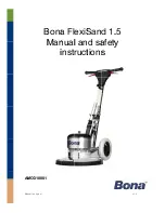 Bona FlexiSand 1.5 Manual And Safety Instructions preview