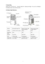 Предварительный просмотр 5 страницы BONAIRE Durango 350 Owner'S Manual