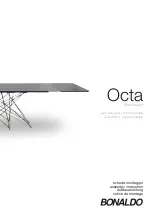 Bonaldo Octa Extendable table Assembly Instruction Manual предпросмотр