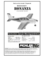 Предварительный просмотр 1 страницы BONANZA BEECHCRAFT Instruction Manual