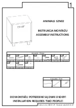 bonaselect ANIMALS SZN02 Assembly Instructions предпросмотр