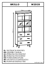 bonaselect BRILLO W2D2S Assembly Manual предпросмотр