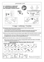 Предварительный просмотр 4 страницы bonaselect JOHN 01 Assembly Instructions Manual