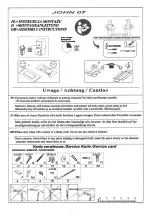 Предварительный просмотр 25 страницы bonaselect JOHN 01 Assembly Instructions Manual