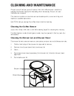 Предварительный просмотр 10 страницы Bonavita BV1902DW User Manual