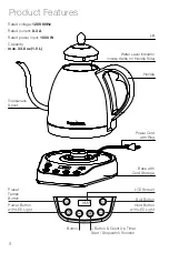 Предварительный просмотр 8 страницы Bonavita Interurban BV07002US User Manual