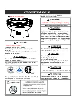 Preview for 1 page of BOND MANUFACTURING BH5003-1 Owner'S Manual