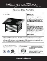 Preview for 1 page of BOND MANUFACTURING Gatewood 50436 Owner'S Manual