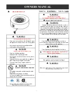 Preview for 1 page of BOND MANUFACTURING HYFP50095-3 Owner'S Manual