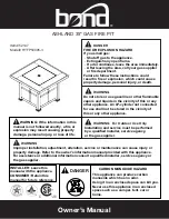 Предварительный просмотр 1 страницы Bond 52147 Owner'S Manual