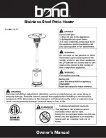 Предварительный просмотр 1 страницы Bond 52157 Owner'S Manual