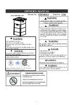 Предварительный просмотр 1 страницы Bond 67516 Owner'S Manual