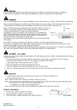 Предварительный просмотр 5 страницы Bond GSF2818KS Owner'S Manual