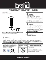 Bond HYUHI10000-1 Owner'S Manual предпросмотр