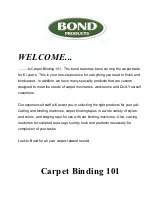 Preview for 2 page of Bond PBB 2 x 2 Adjusting Instructions And Illustrated Parts List