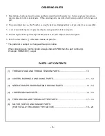 Preview for 14 page of Bond PBB 2 x 2 Adjusting Instructions And Illustrated Parts List