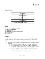 Preview for 3 page of Bond SKS-500 User Manual