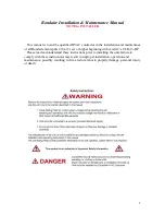 Preview for 1 page of Bondaire ULB13-HP-09 Installation & Maintenance Manual