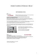 Preview for 7 page of Bondaire ULB13-HP-09 Installation & Maintenance Manual