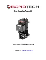 Bondtech Extruder upgrade Assembly And Installation Manual предпросмотр