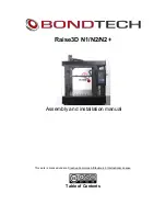Bondtech Raise3D N1 Assembly And Installation Manual preview