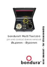 Bondura Multi Tool 200 User Manual предпросмотр