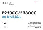 Boneco F220CC Instructions For Use Manual preview