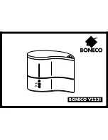 Предварительный просмотр 1 страницы Boneco V2231 Instructions For Use Manual