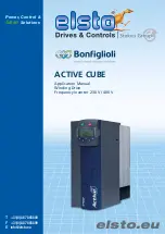 BONFIGLIOLI Vectron ACTIVE CUBE Applications Manual preview